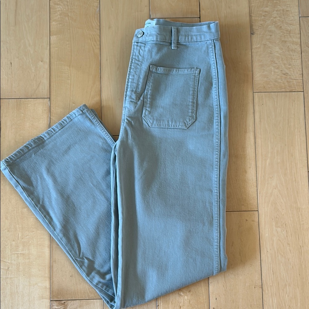 Reformation flare Light Green Jeans size 30